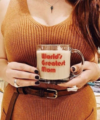 'World's Greatest Mom' Mug - PINK ARROWS