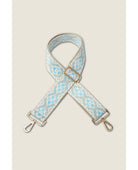 Woven Purse Shoulder Strap Light Blue - PINK ARROWS