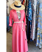 Xirena Sandy Rope Havana Belt - PINK ARROWS
