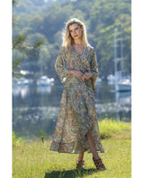 Yasmin Wrap Dress - PINK ARROWS