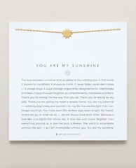 You Are My Sunshine Icon Necklace 14K Gold - PINK ARROWS