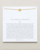 You Are My Sunshine Icon Necklace 14K Gold - PINK ARROWS