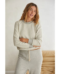 Ziggy Inside Out Sweatshirt Heather Grey - PINK ARROWS