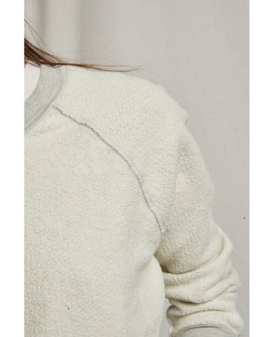 Ziggy Inside Out Sweatshirt Heather Grey - PINK ARROWS