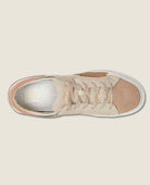 Zina Plush Sneakers Gold Leather - PINK ARROWS